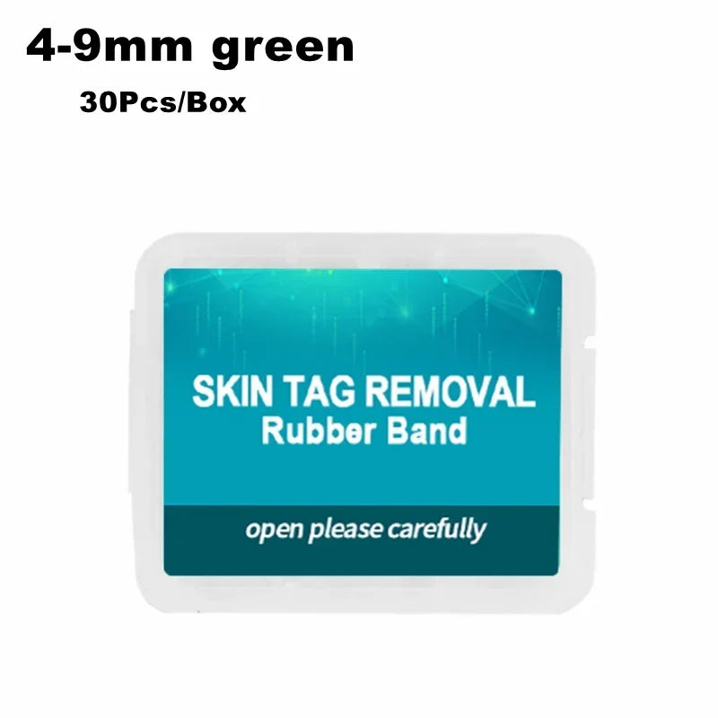 30Pcs Skin Tag Removal Rubber Bands Micro Band Non Toxic Mole Wart Micro Refill Band Skin Tag Removal Bands Skin Care Tools 2026