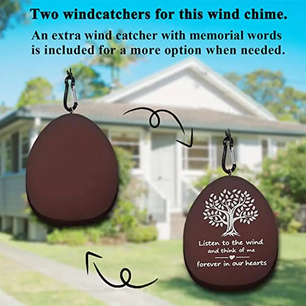 Large 42 Inch Deep Tone Wind Chimes Outdoor Decor Memorial