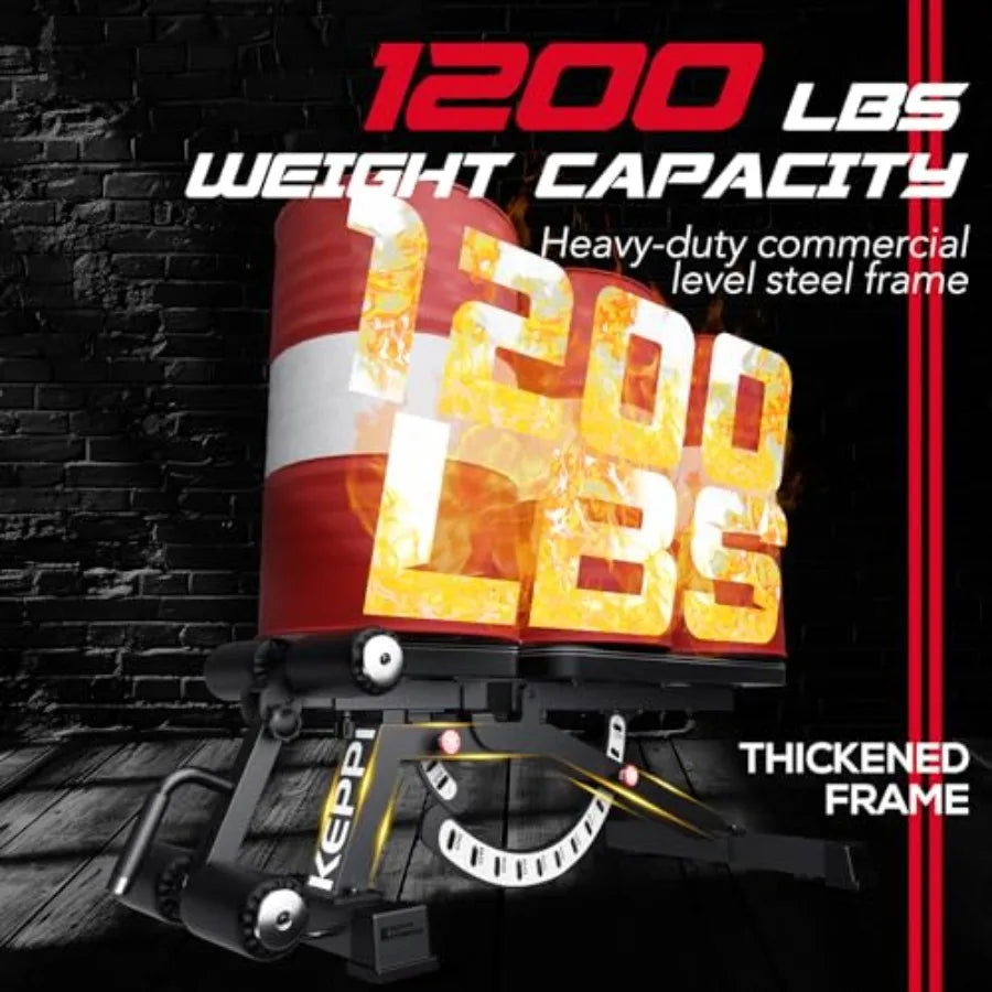 Bench1000 PRO Adjustable Weight Bench For Home Gym Strength Training