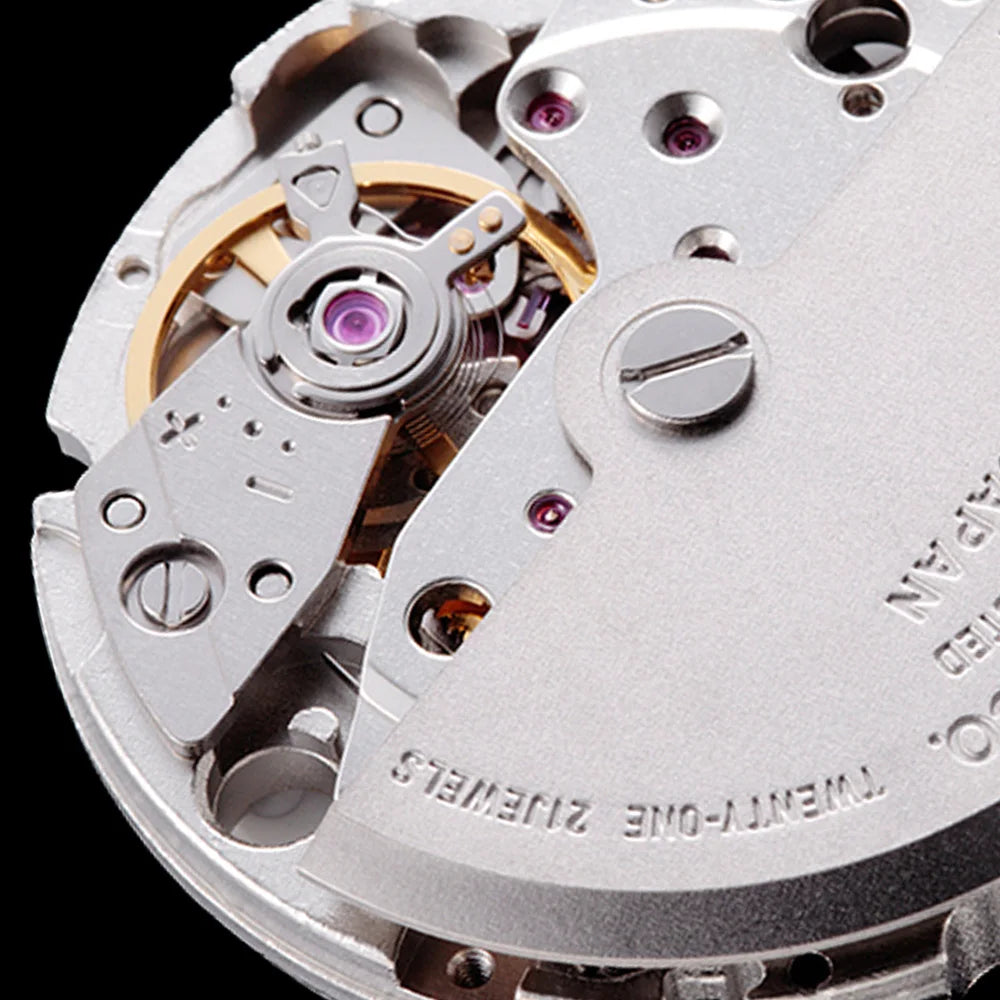 Cadisen Automatic Mechanical Watch For Men Miyota 8215 Stainless Steel