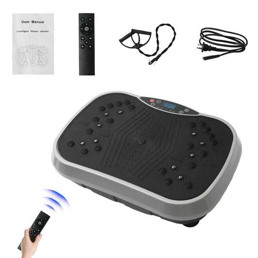 Vibration Plate Exercise Machine for Fat Burning Full Body Home Workout Portable