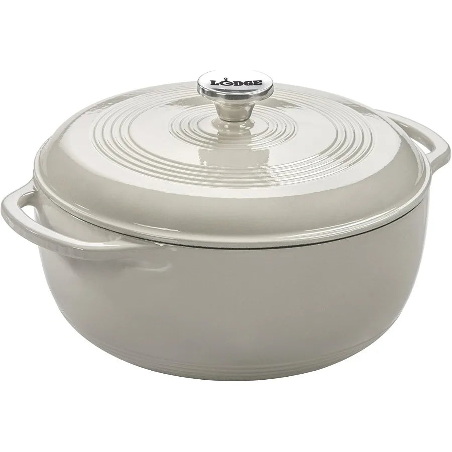 Enameled Cast Iron Dutch Oven With Lid And Skillet