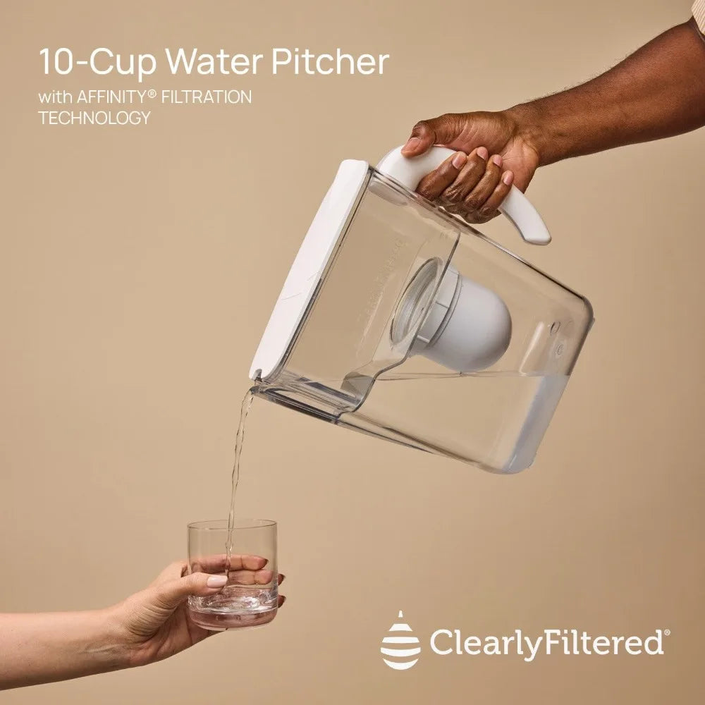 Advanced Water Filter Pitcher Removes 365 Contaminants BPA Free
