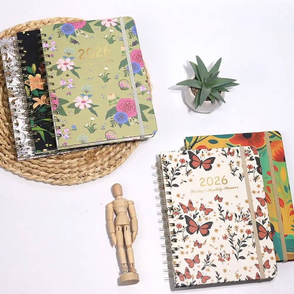 Weekly And Monthly Academic Planner With Tabs And Coil Binding