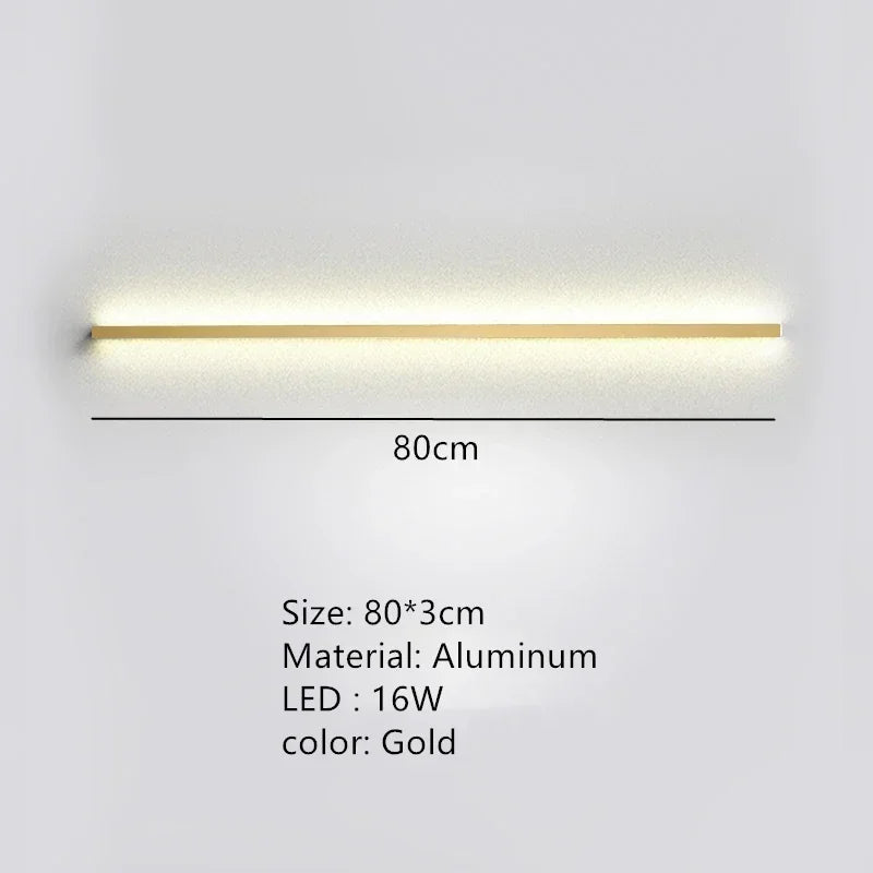 Long Wall Bedside Lamp With Dimming For Bedroom Ambiance