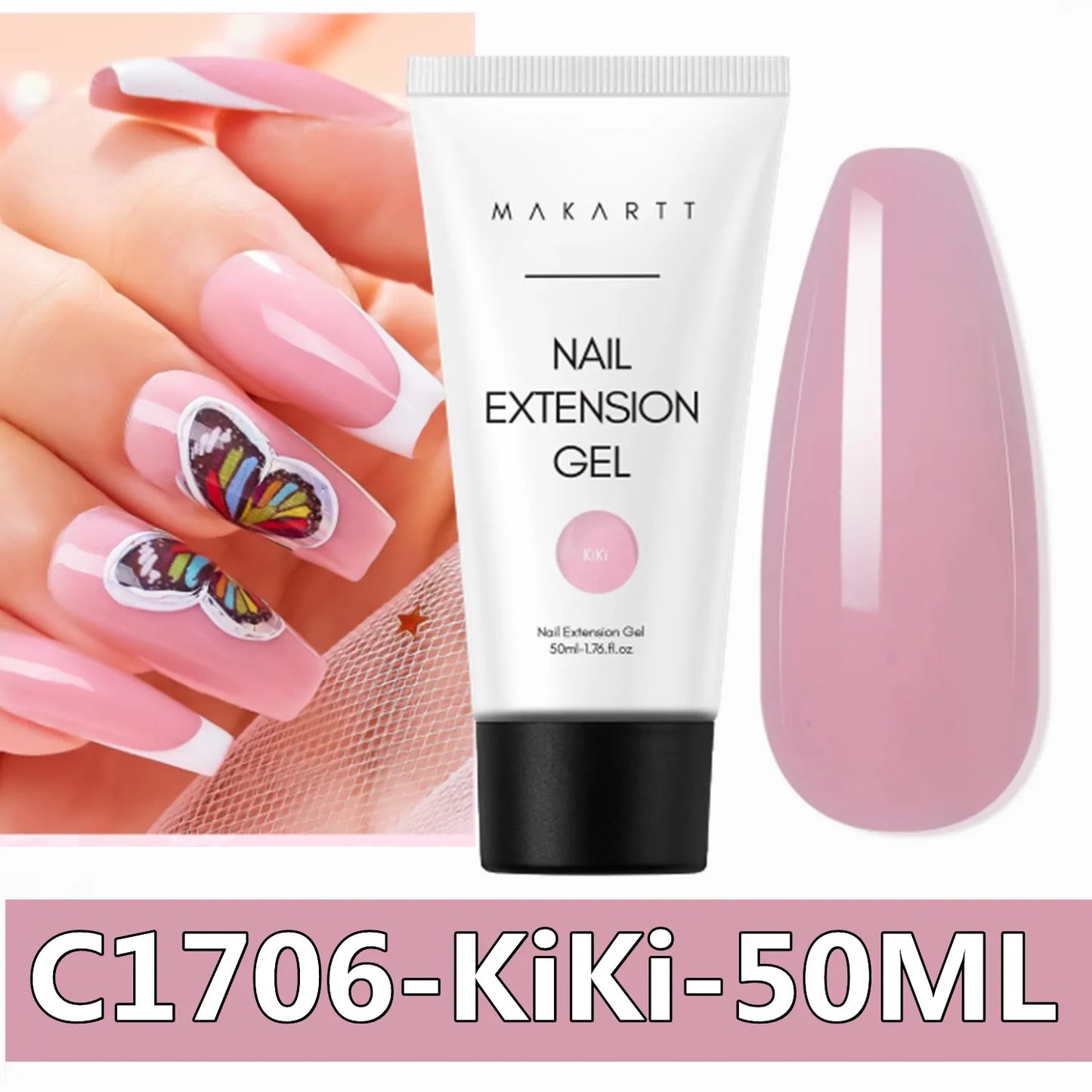 Makartt Poly Extension Nail Gel 50ml Acrygel Hard Gel Nails