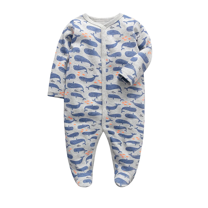 Spring and Autumn 0-12 months Baby Boys Girls Bodysuit Long Sleeve 100% Cotton  Baby Clothes Newborn body bebe Jumpsuit Clothing