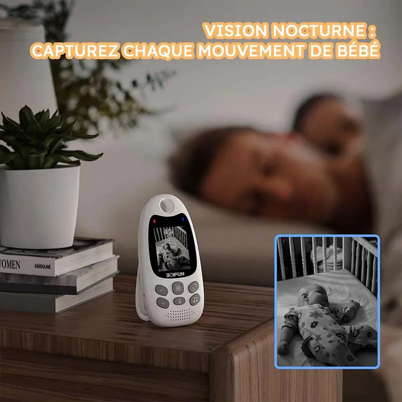 BOIFUN Baby Monitor With Camera VOX And Temperature Sensor