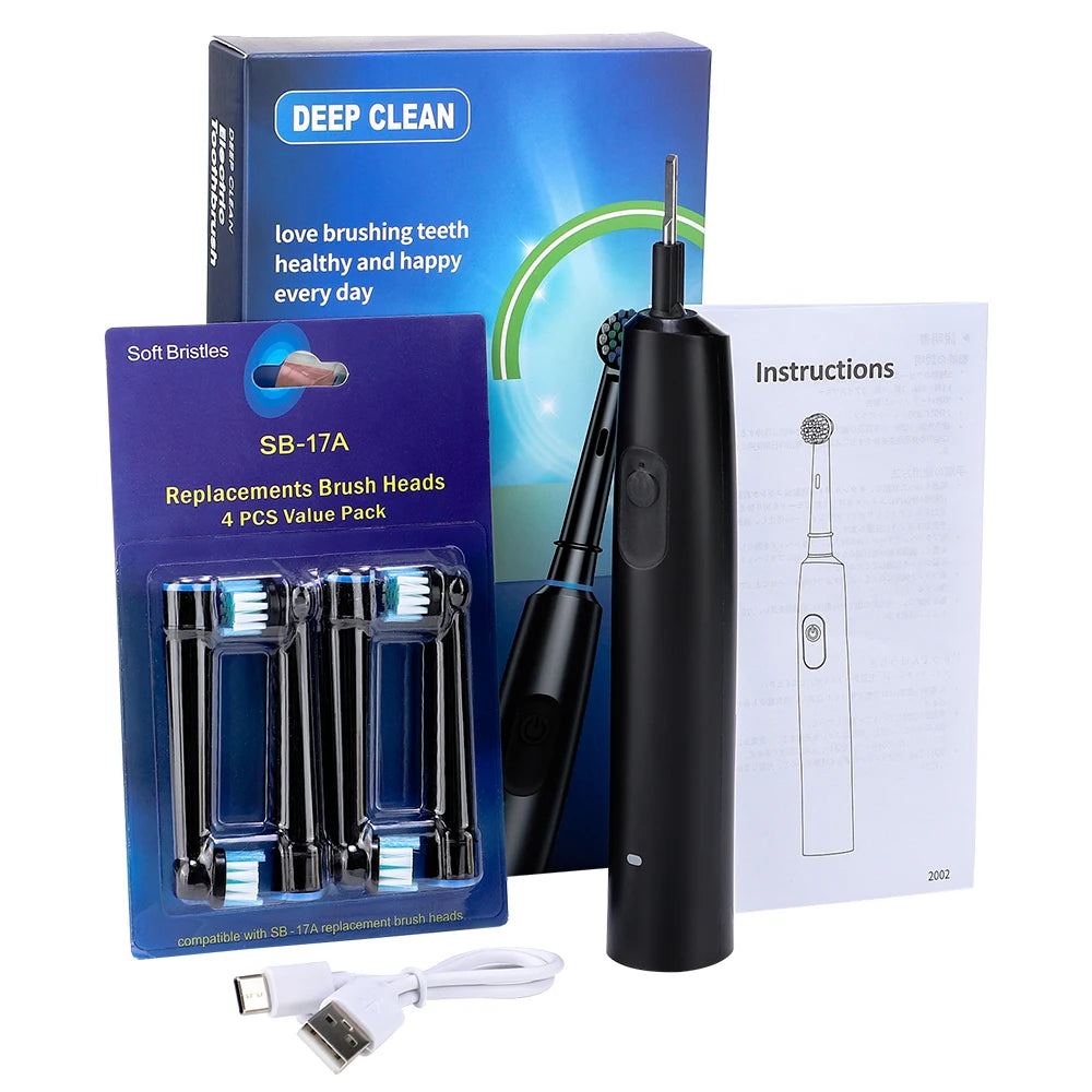 Ms.Dear Intelligent Electric Toothbrush Cordless USB Rechargeable