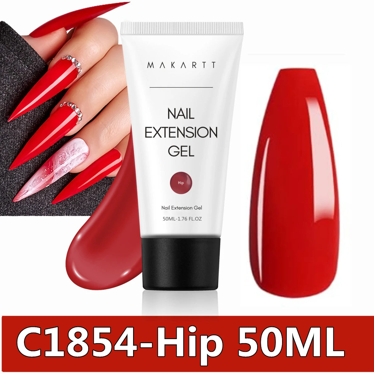 Makartt Poly Extension Nail Gel 50ml Acrygel Hard Gel Nails