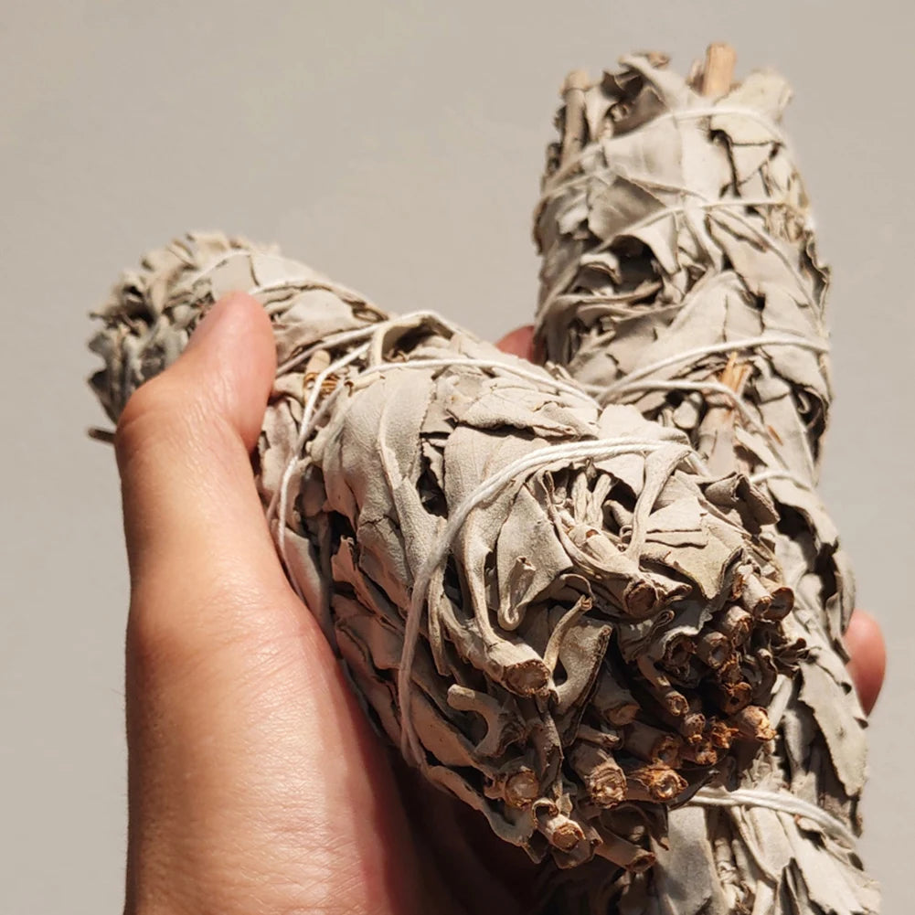 Incense White Sage Bundle Smudge Sticks Home Purification Bundles Smudge Sticks Meditation Portable Energy Cleansing Bundles