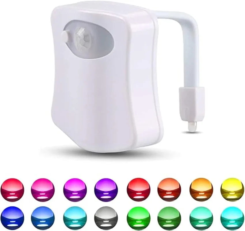 Motion-Sensing Toilet Seat Night Light