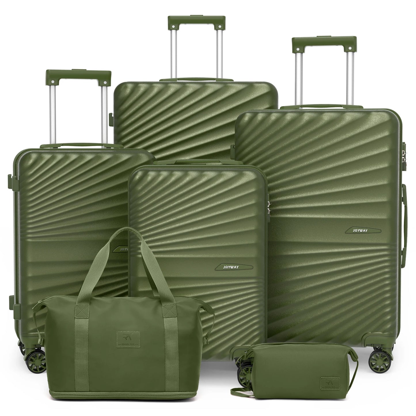 Joyway 6-Piece Travel Luggage Set With TSA Lock Spinner Wheels