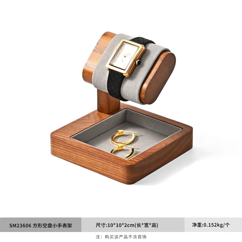 Oirlv Wooden Watch Display Stand Jewelry Organizer Rack
