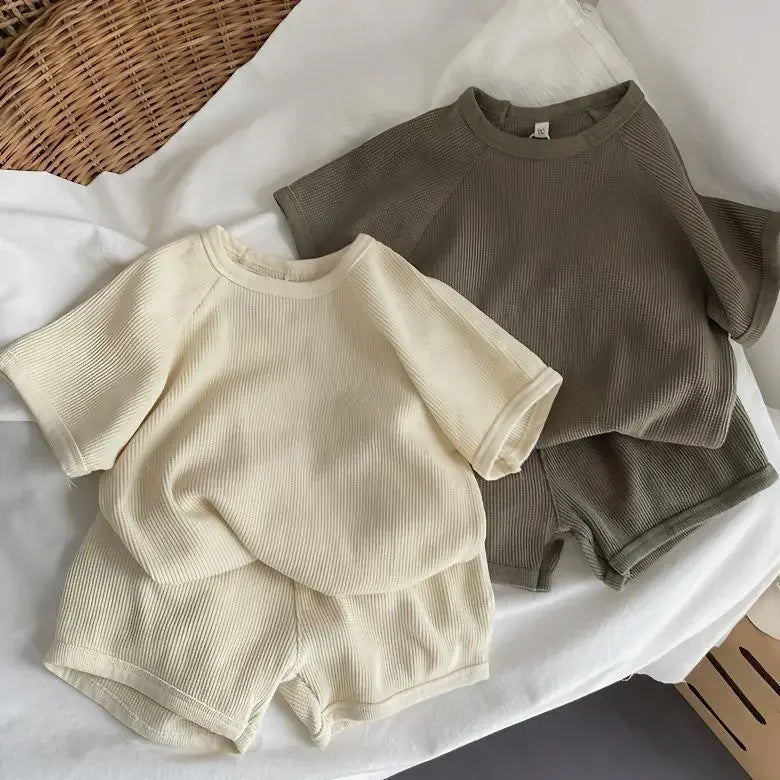 Summer Cotton 2Piece Set T Shirt And Shorts For Boys