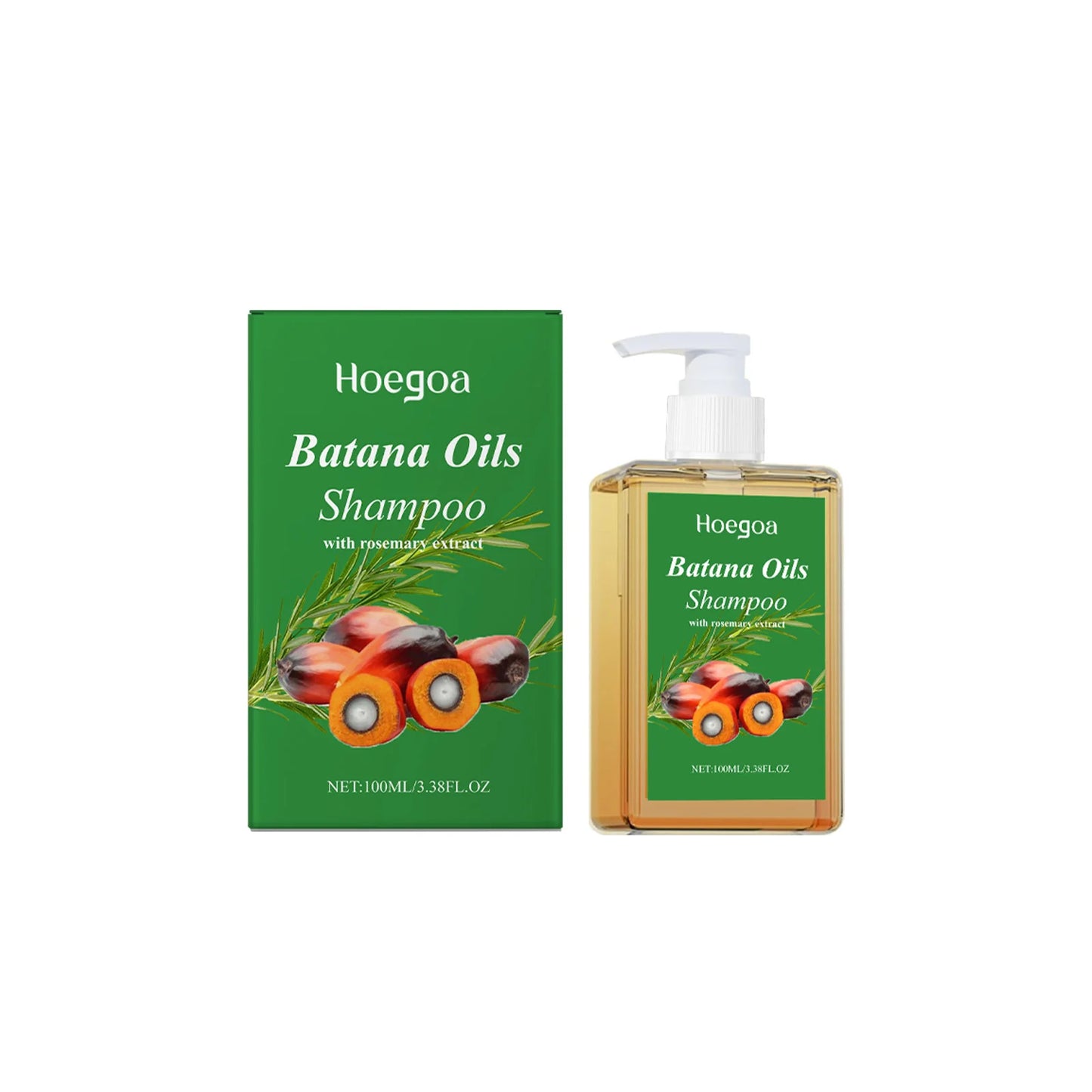 HOEGOA Organic Batana Oil Shampoo For Scalp Nourishing Hair Care