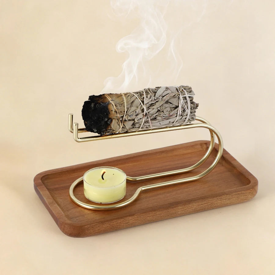 Palo Santo Holder Smudge Stick Burner For Sage Incense Candles