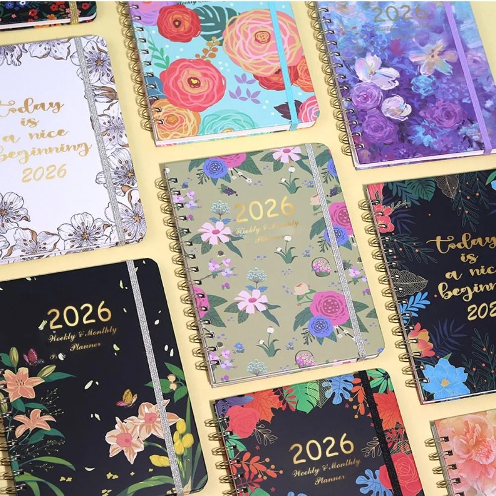 Weekly And Monthly Academic Planner With Tabs And Coil Binding