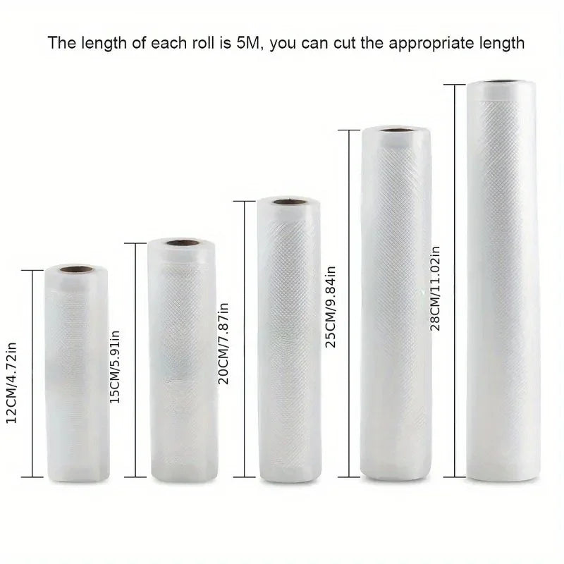 BPA Free Vacuum Sealed Bags in Various Widths for Storage