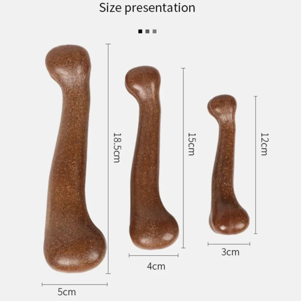 Dog Bone Chew Toy Nearly Indestructible Nontoxic Dental Care