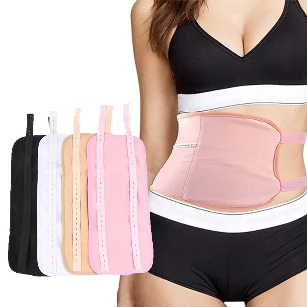 Castor Oil Pack Wrap Waist Reusable Organic Cotton Strap