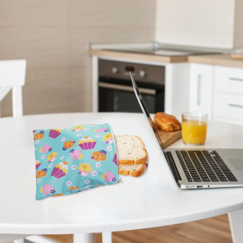 Leakproof Reusable Food Storage Bags Set for Freezer and Lunch