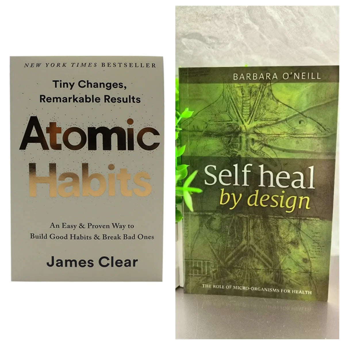 Atomic Habits And Self Heal By Design Two Book Bundle
