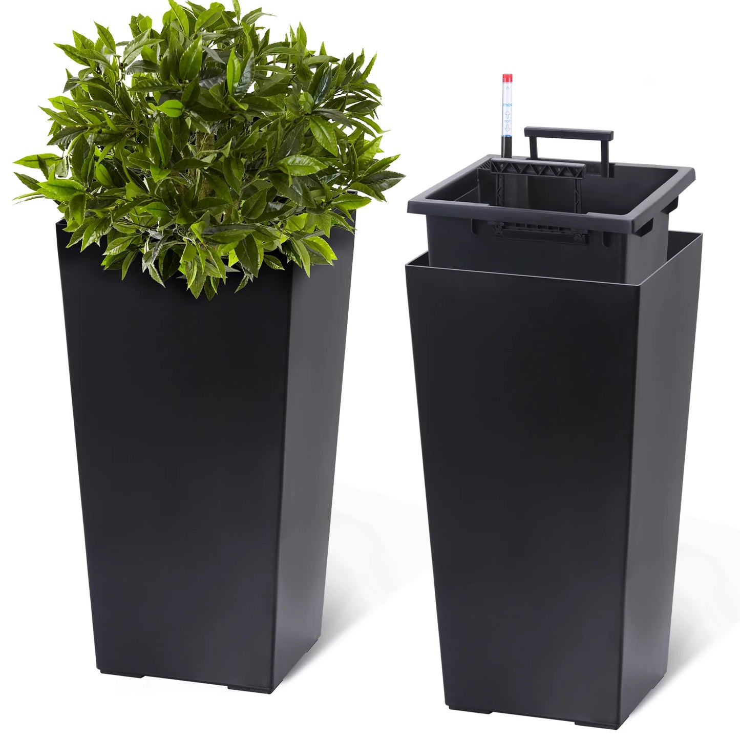 HiMISS Self Watering Planters Set Of 2