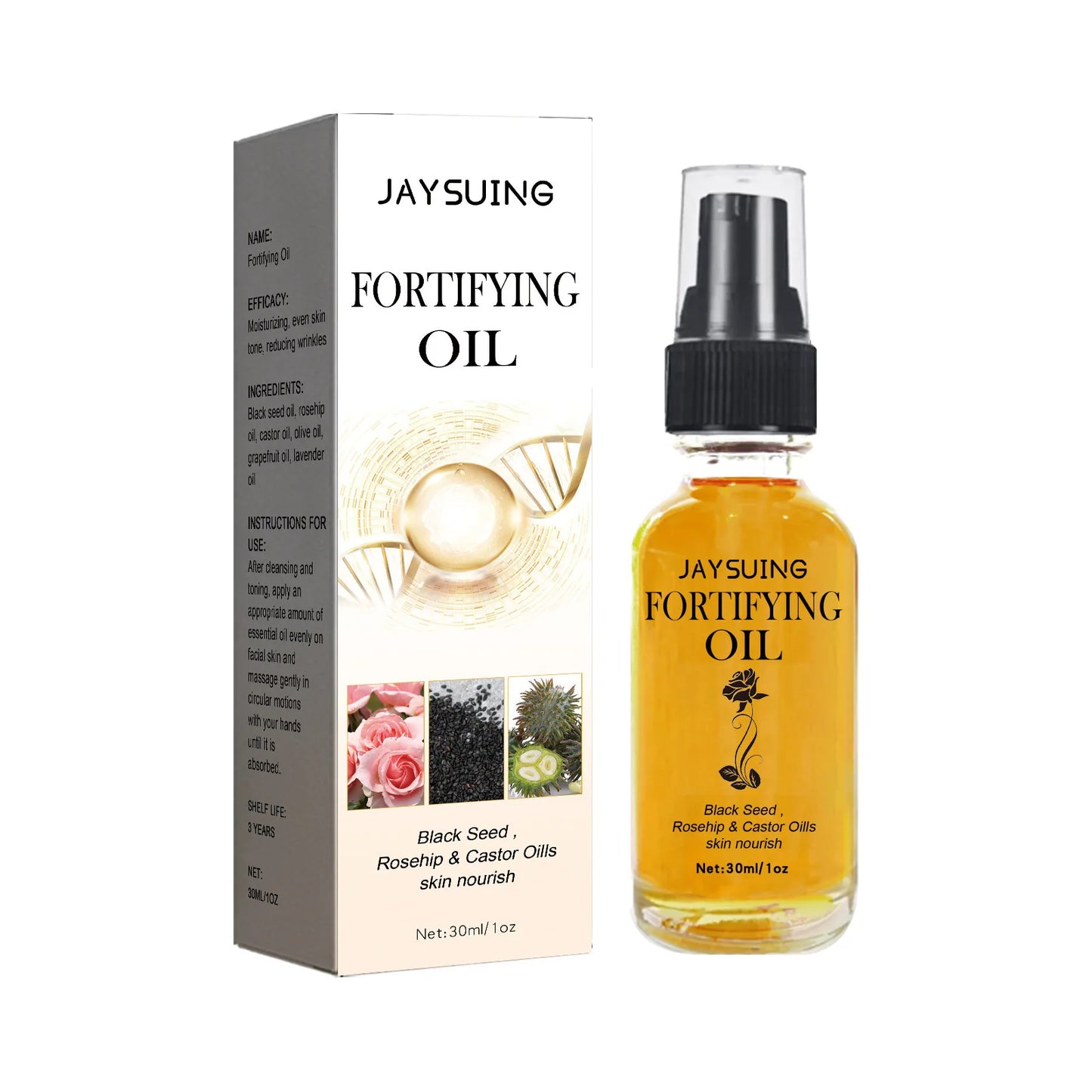 Rosehip Castor Oil With Black Seed For Skin Nourish Firming