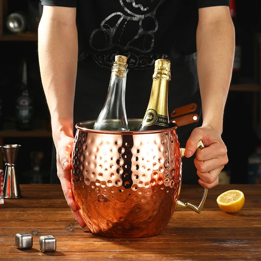 Extra Large 5L Hammered Moscow Mule Mug Ice Bucket