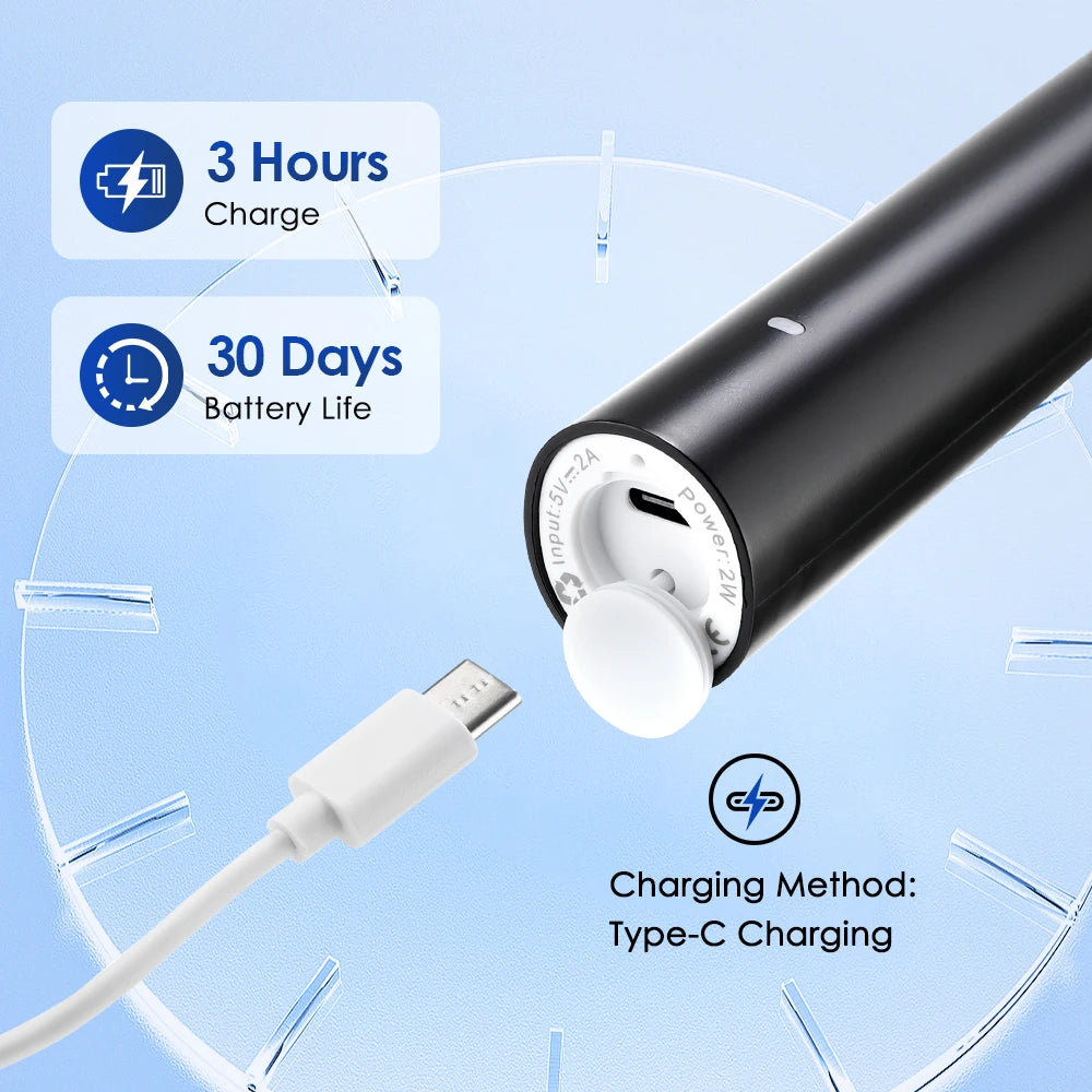 Ms.Dear Intelligent Electric Toothbrush Cordless USB Rechargeable