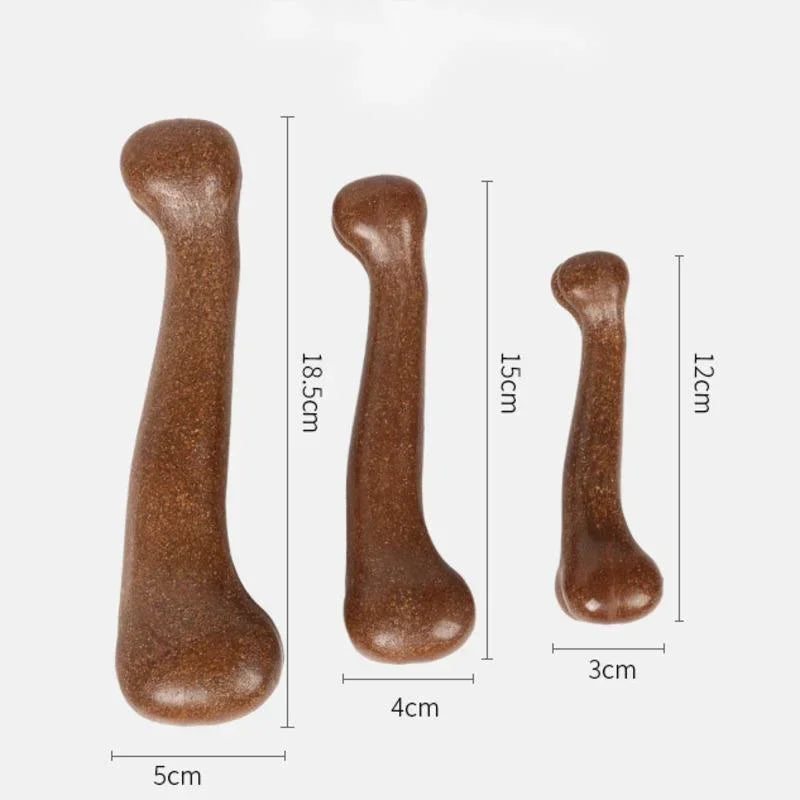 Dog Bone Chew Toy Nearly Indestructible Nontoxic Dental Care