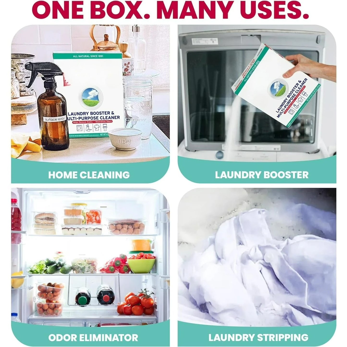 Borax All Natural Laundry Detergent Booster And Multi Purpose Cleaner