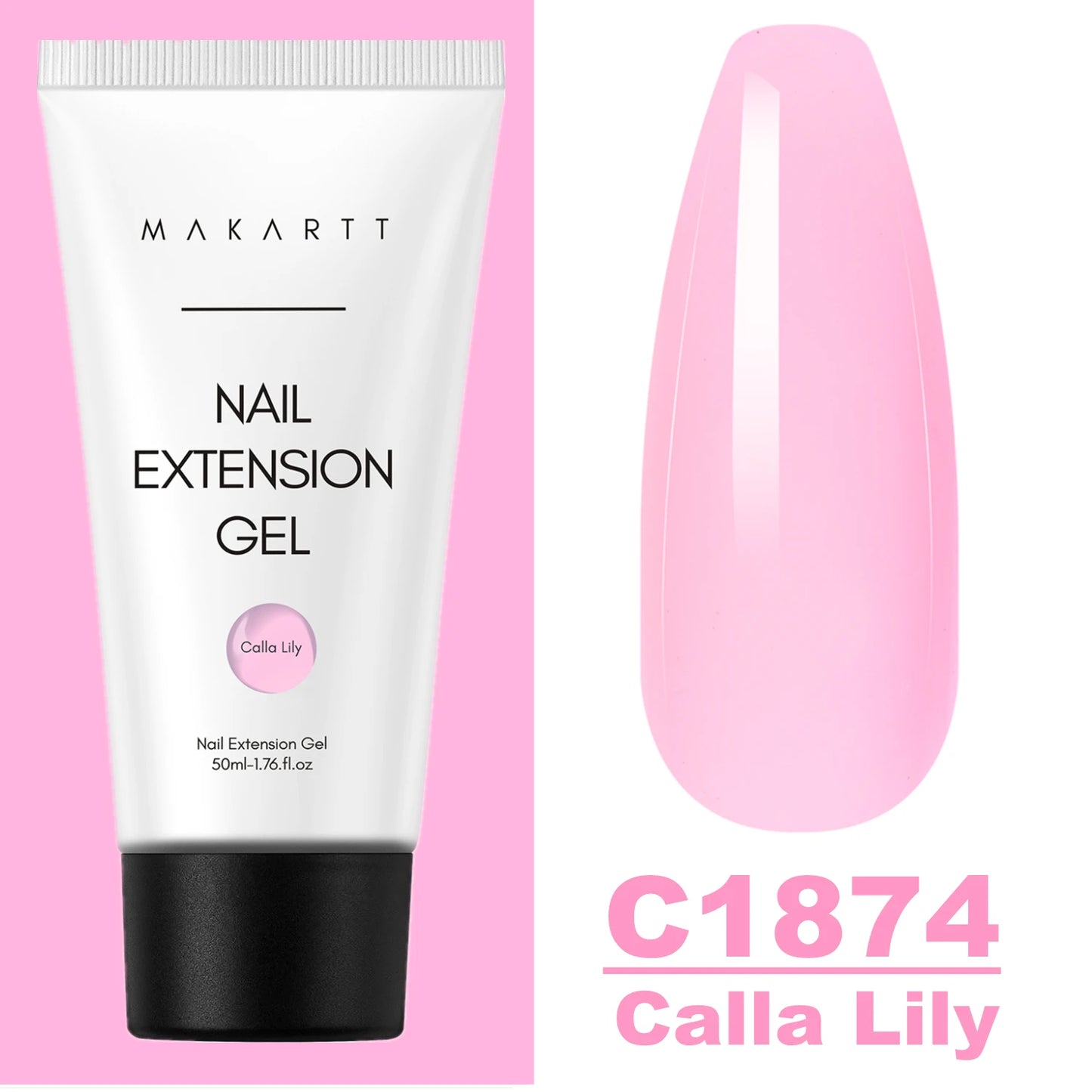 Makartt Poly Extension Nail Gel 50ml Acrygel Hard Gel Nails