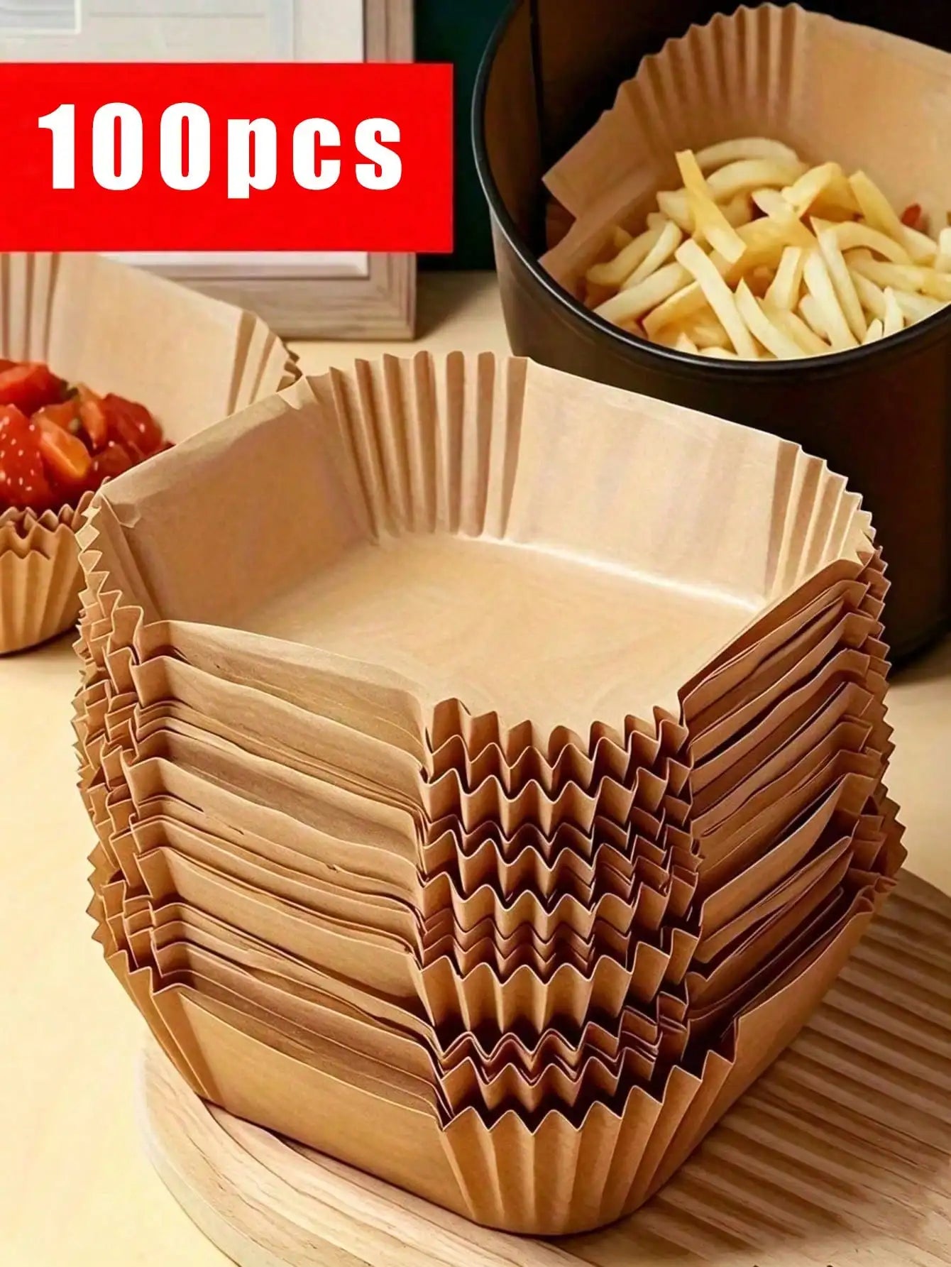 Disposable Air Fryer Baking Paper Nonstick Parchment Sheets
