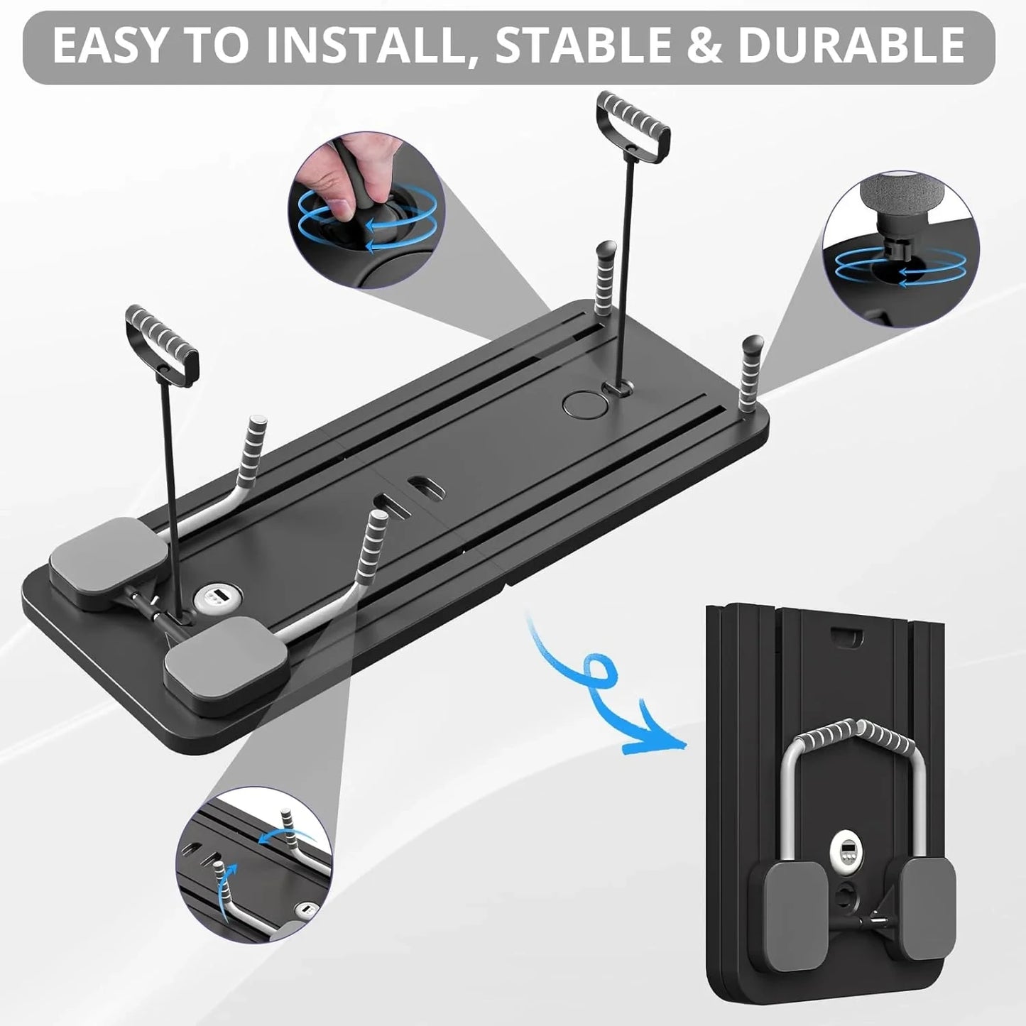 Foldable 8-In-1 Ab Board Core Strength Pilates Equipment For Home Gym