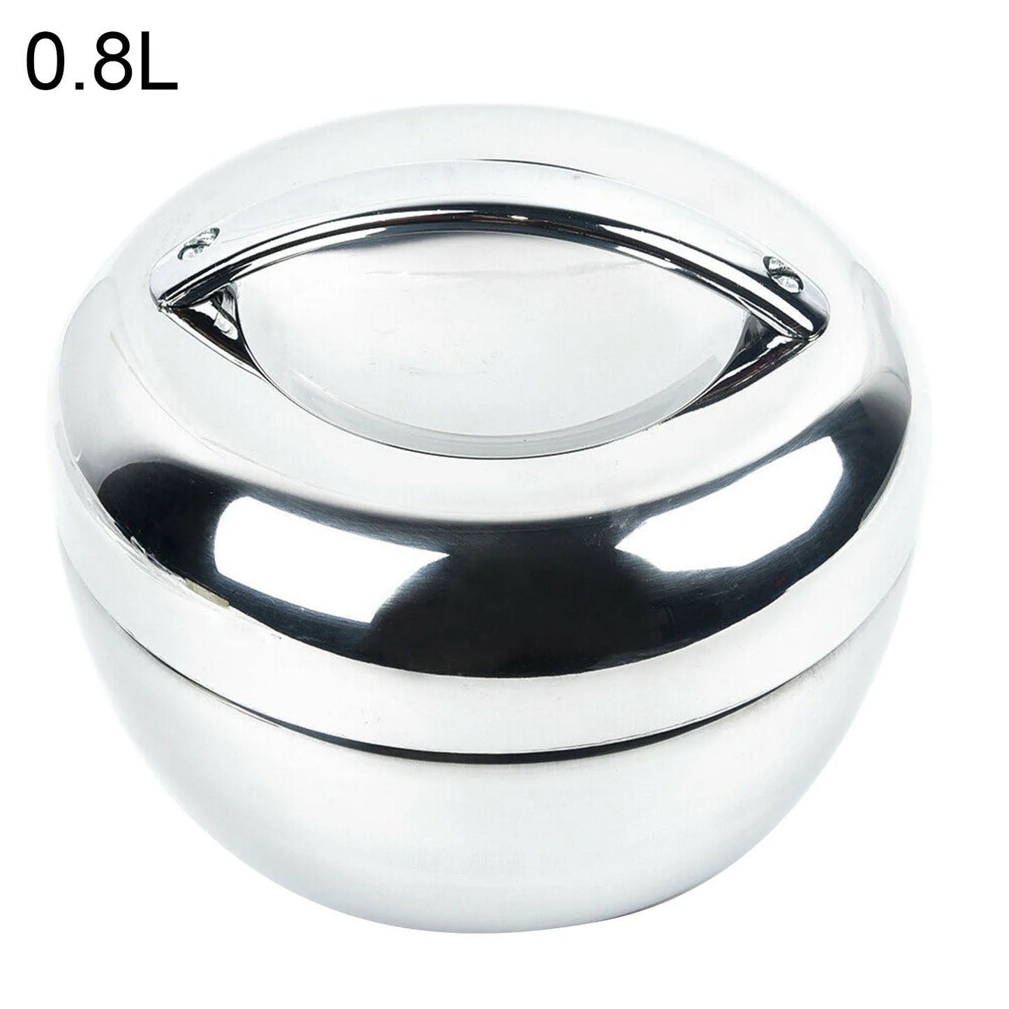Portable Stainless Steel Insulated Lunch Box Bento 800ml