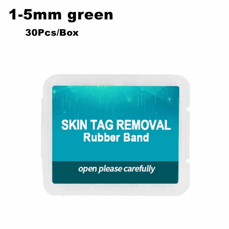 30Pcs Skin Tag Removal Rubber Bands Micro Band Non Toxic Mole Wart Micro Refill Band Skin Tag Removal Bands Skin Care Tools 2026