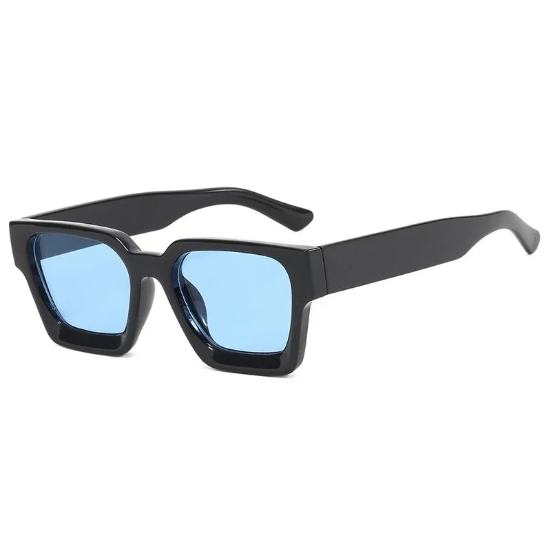 SHUKUI Square Vintage Sunglasses UV400 Women Fashion Eyewear