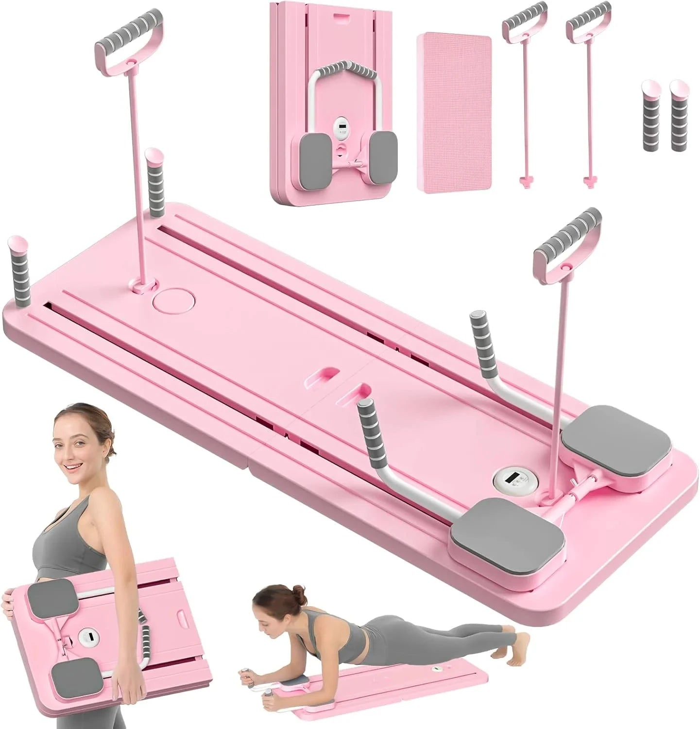 Foldable 8-In-1 Ab Board Core Strength Pilates Equipment For Home Gym