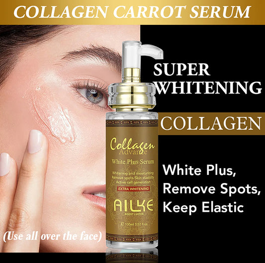 AILKE Collagen Whitening Kit, Skin Moisturizer, Hydration, Remove Dark Spots, Sun Spots, Freckles, Melanin, Even Skin Tone
