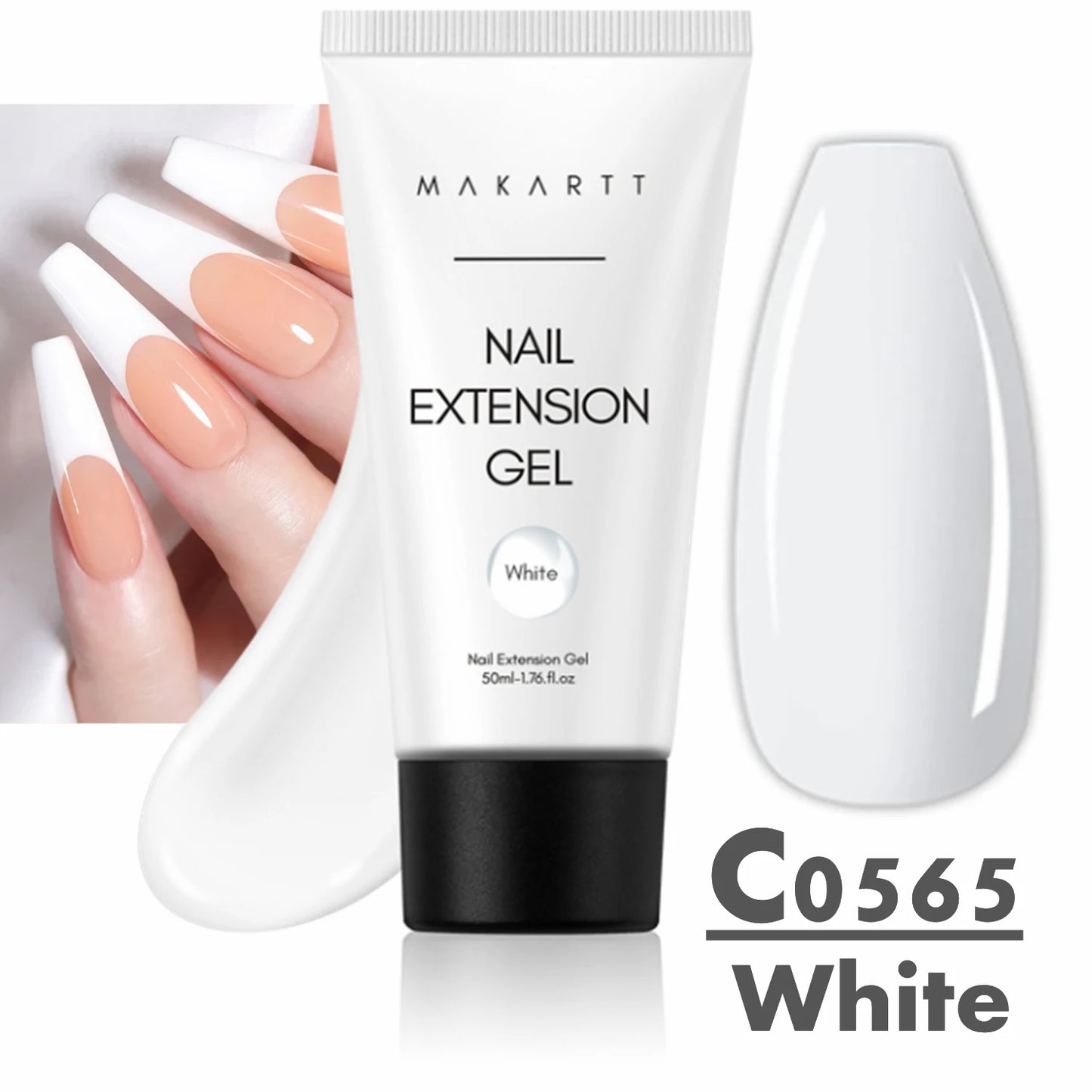 Makartt Poly Nail Extension Gel Clear Pink Builder For Beginners