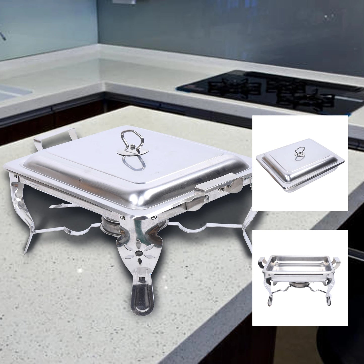 Stainless Steel Food Warmer Chafing Dish 6L Buffet Server