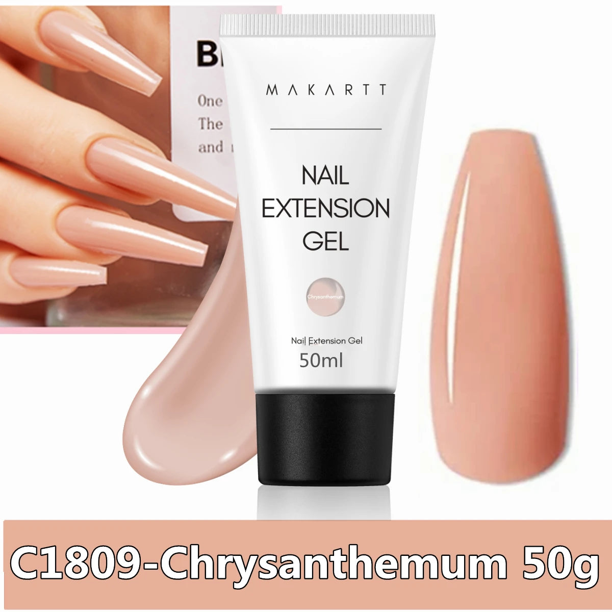 Makartt Poly Extension Nail Gel 50ml Acrygel Hard Gel Nails