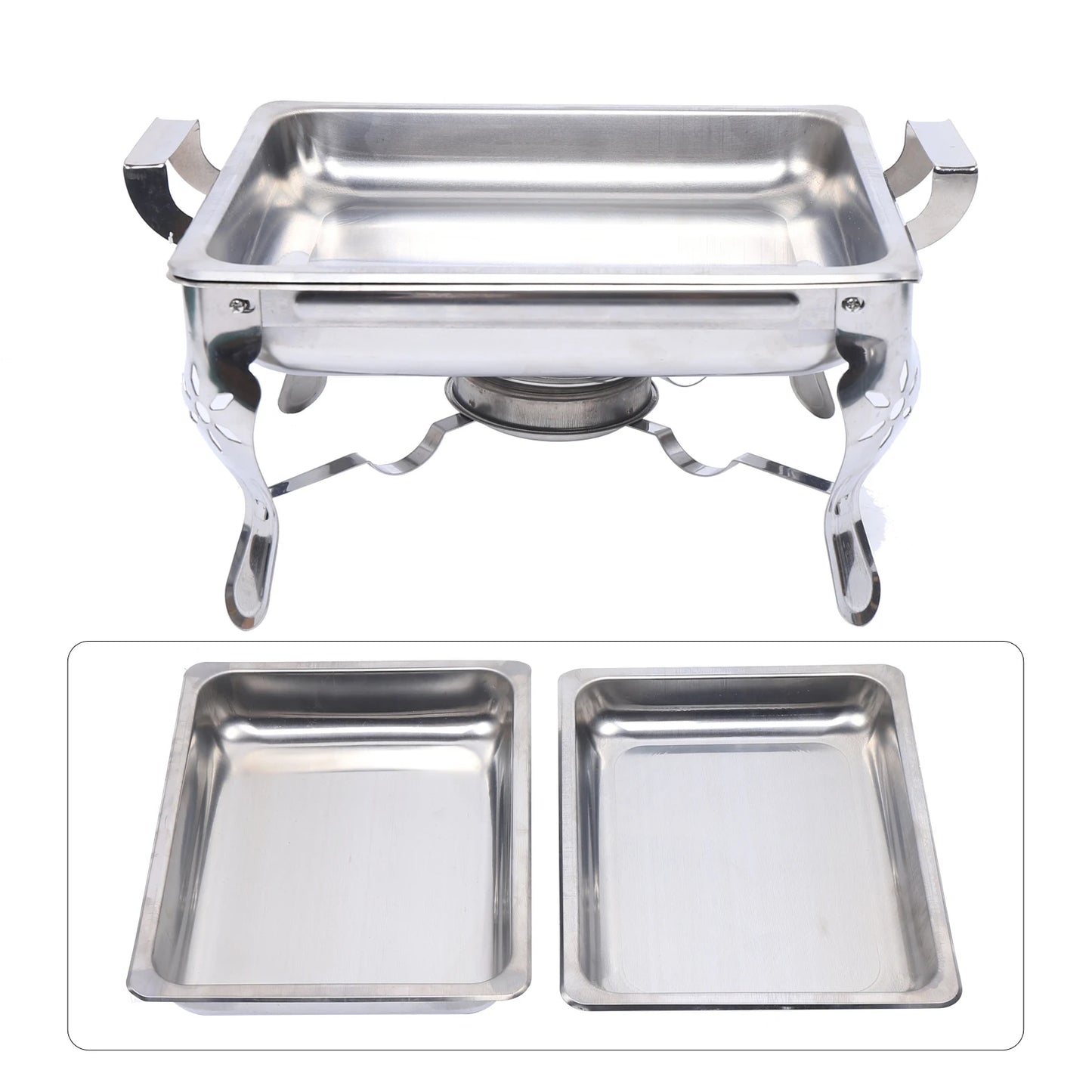 Stainless Steel Food Warmer Chafing Dish 6L Buffet Server