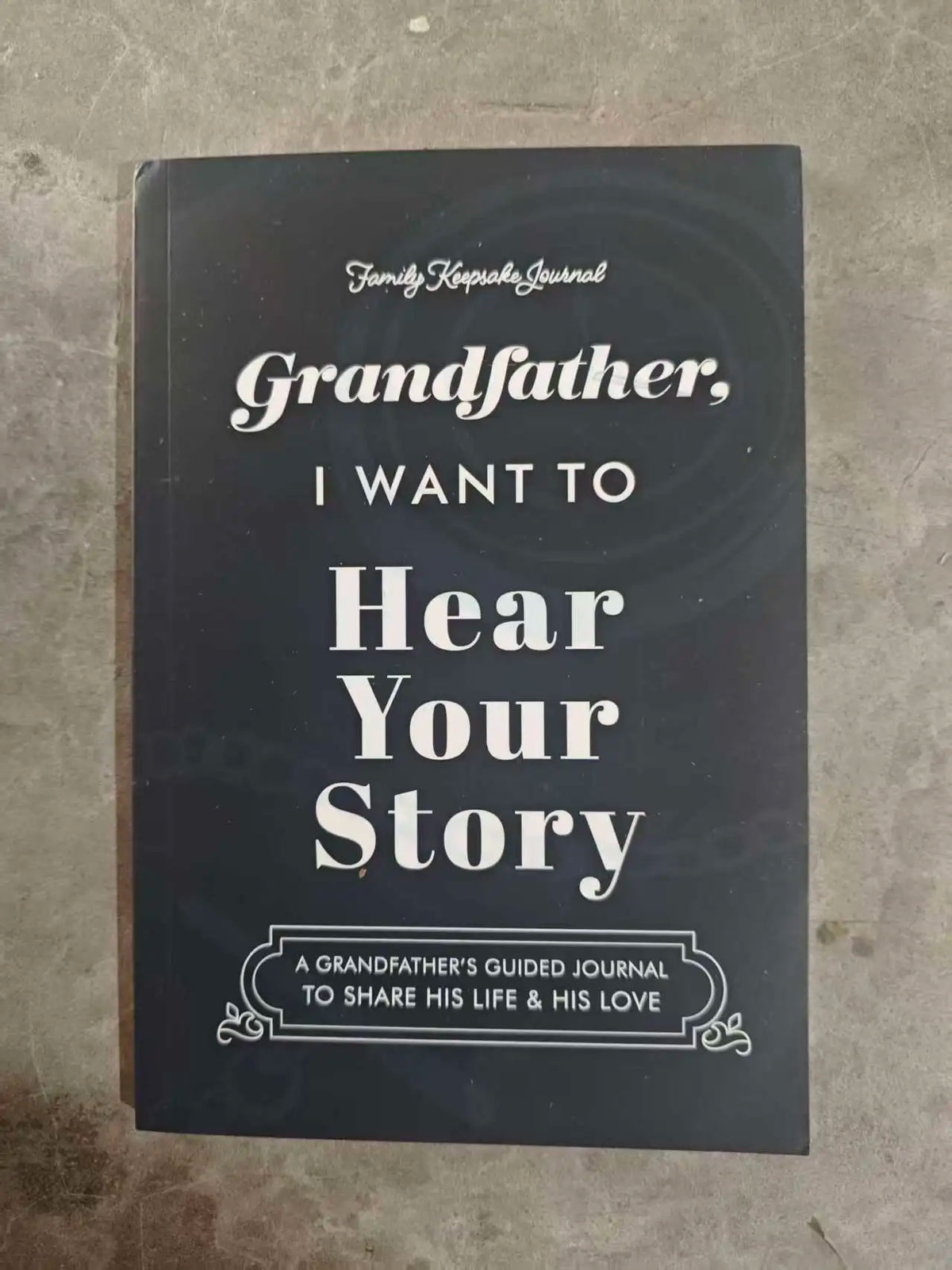Classic Leather Memory Notebook Keepsake Gift For Parents
