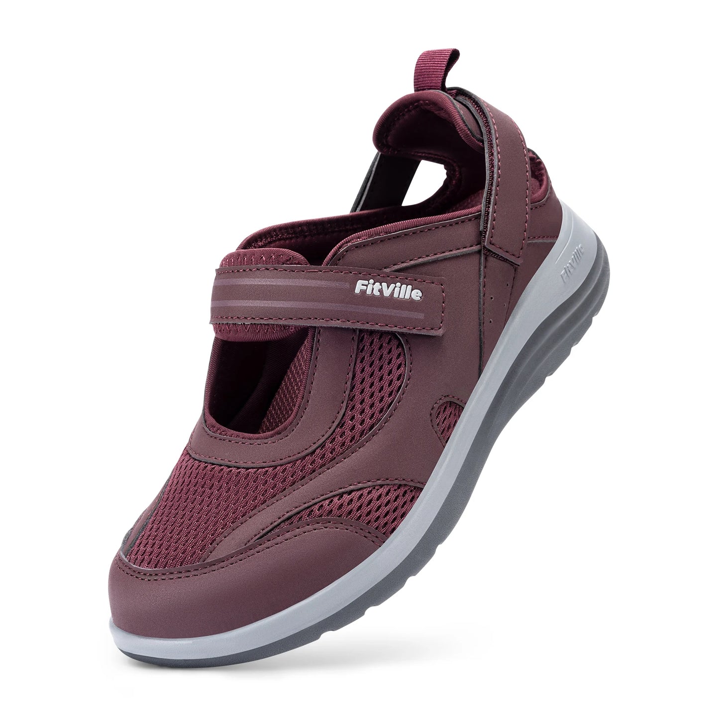 Fitville Mary Jane Sandals With Widened Toe For Swollen Feet