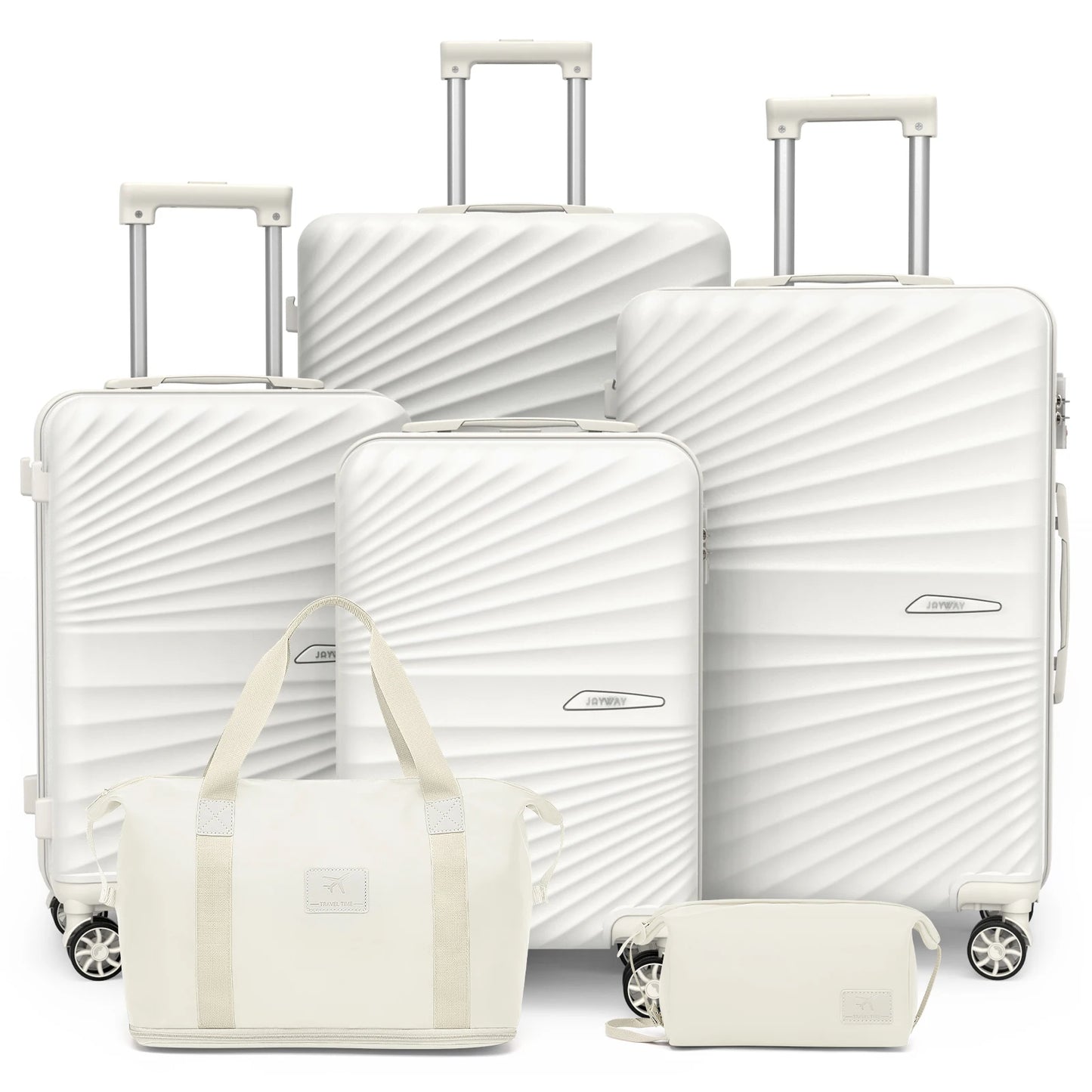 Joyway 6-Piece Travel Luggage Set With TSA Lock Spinner Wheels