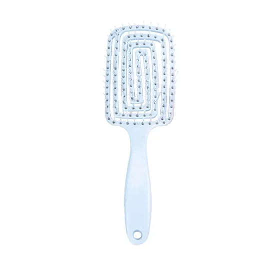 Hair Scalp Massage Comb Nylon Bristle Wet Dry Detangle Brush
