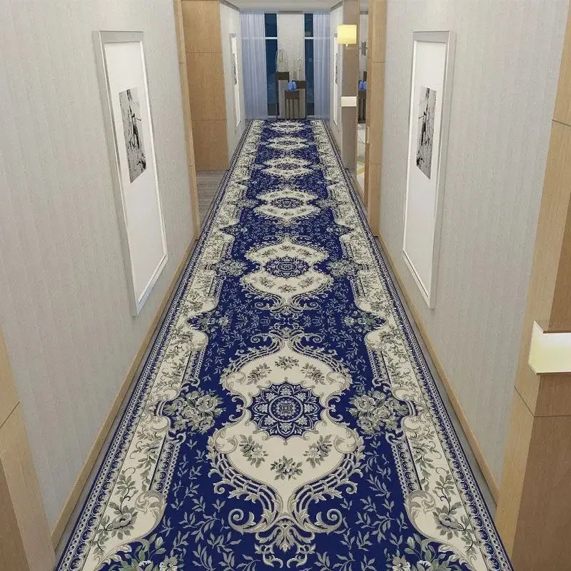 America European Long Corridor Rug Non Slip Hallway Carpet